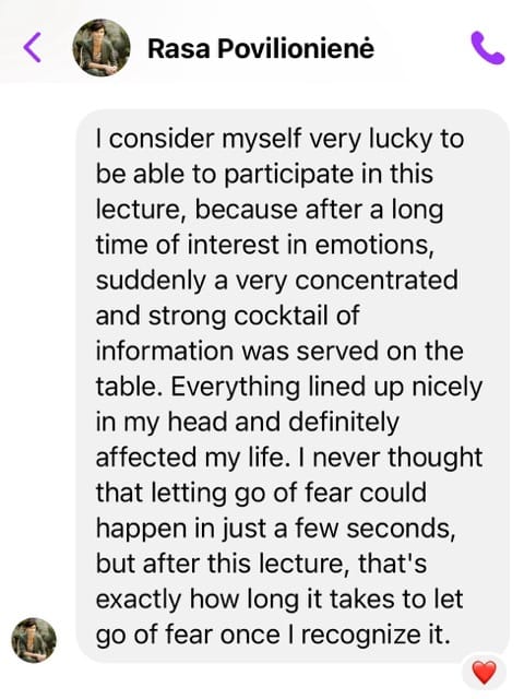 Student testimonial 1